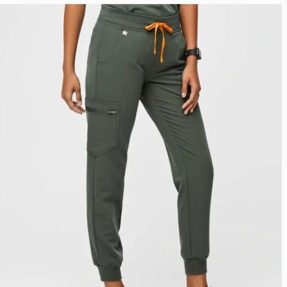FIGS Zamora Jogger Scrub Pants Moss Green Size XXL - Picture 1 of 7
